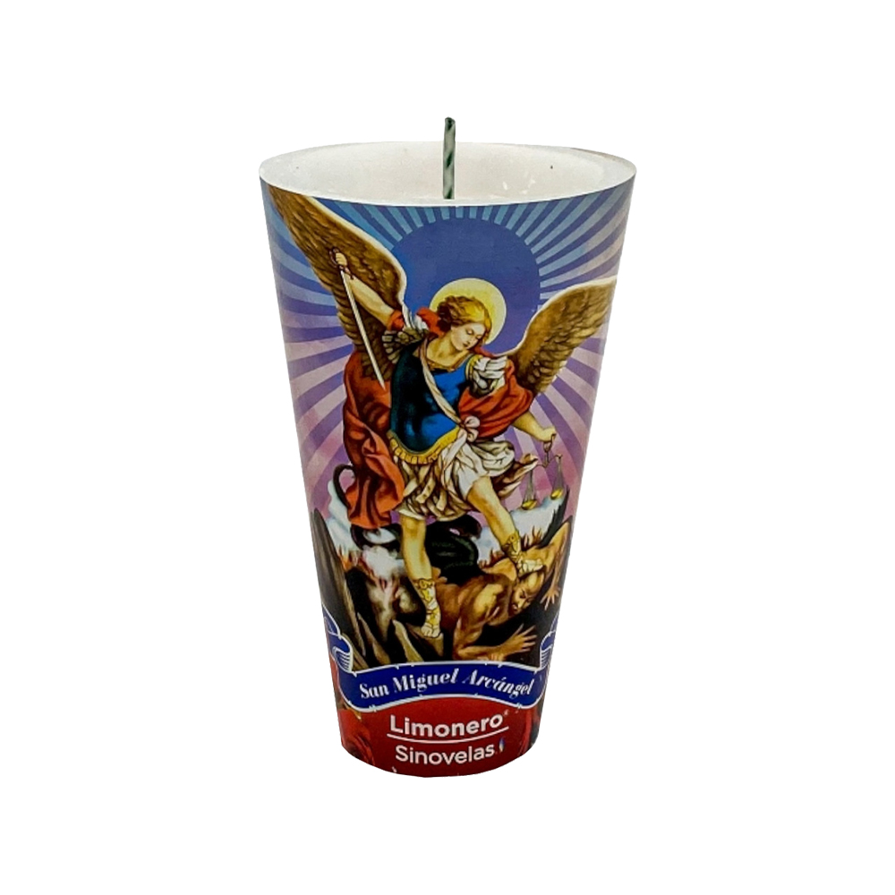 Veladora Repuesto Liso San Miguel Arc&aacute;ngel