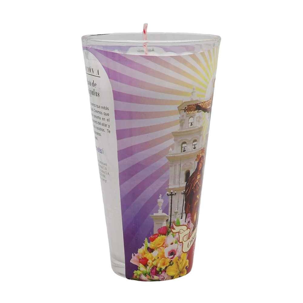 Veladora Limonero Cristo Negro de Esquipulas image number 1