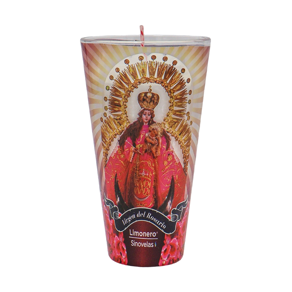 Veladora Limonero Virgen del Rosario image number 0