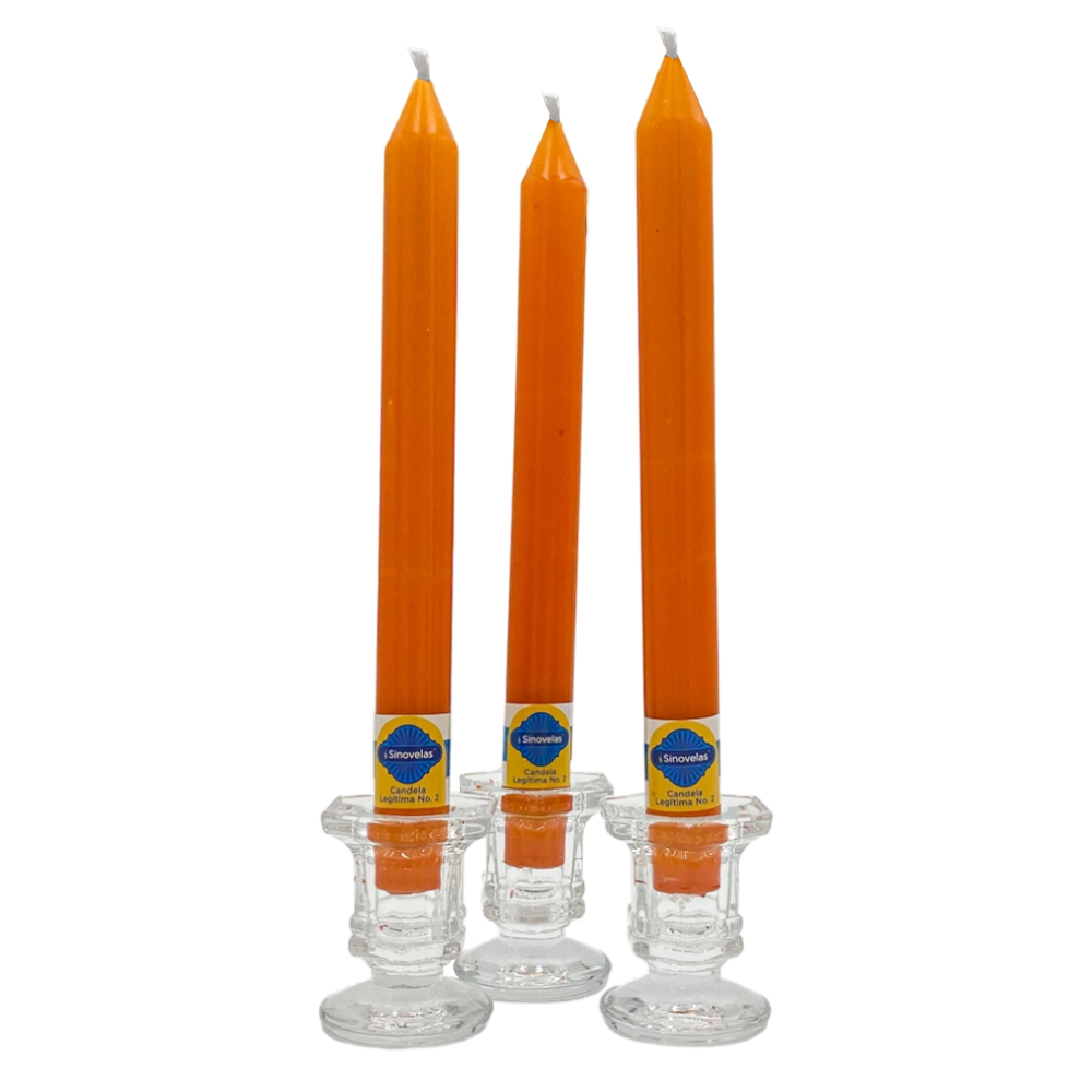 Candela Leg&iacute;tima No. 2 Anaranjada (3 u) image number 2