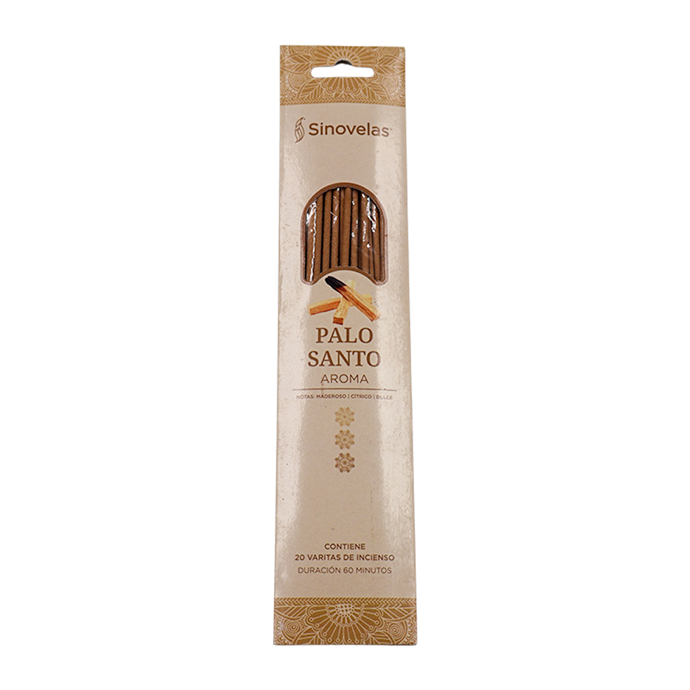 Incienso Palo Santo Empaque Colgante 20 u