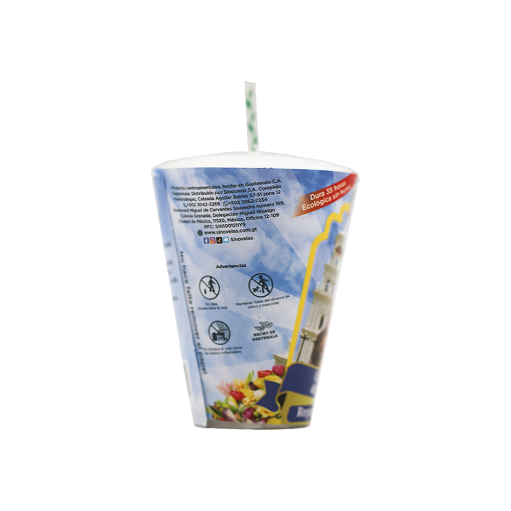 Veladora Repuesto 102 Liso Cristo de Esquipulas image number 1