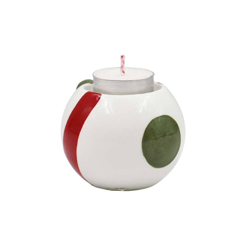 Esfera Navide&ntilde;a Rayada para Tealight (3 rayas)