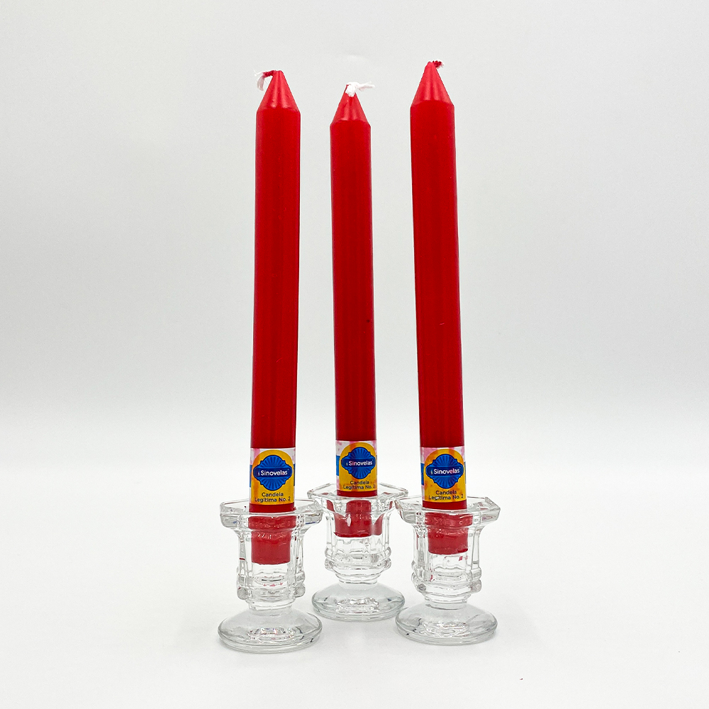 Candela Leg&iacute;tima No. 2 Roja (3 u) image number 2