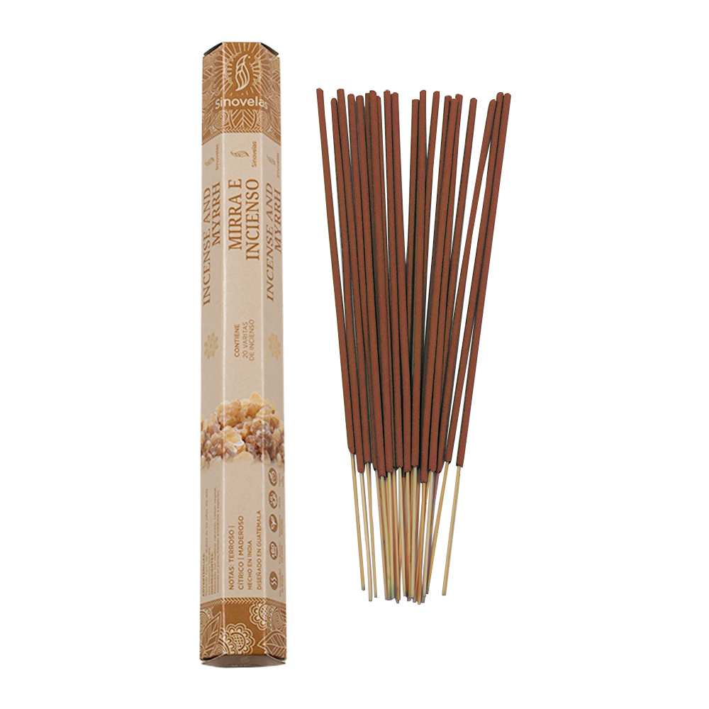Incienso Mirra E Incienso Empaque Hexagonal 20 u image number 1