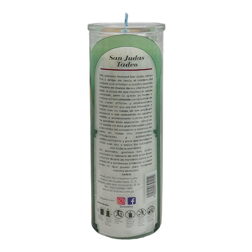 Veladora Vitro 077 San Judas Tadeo image number 2
