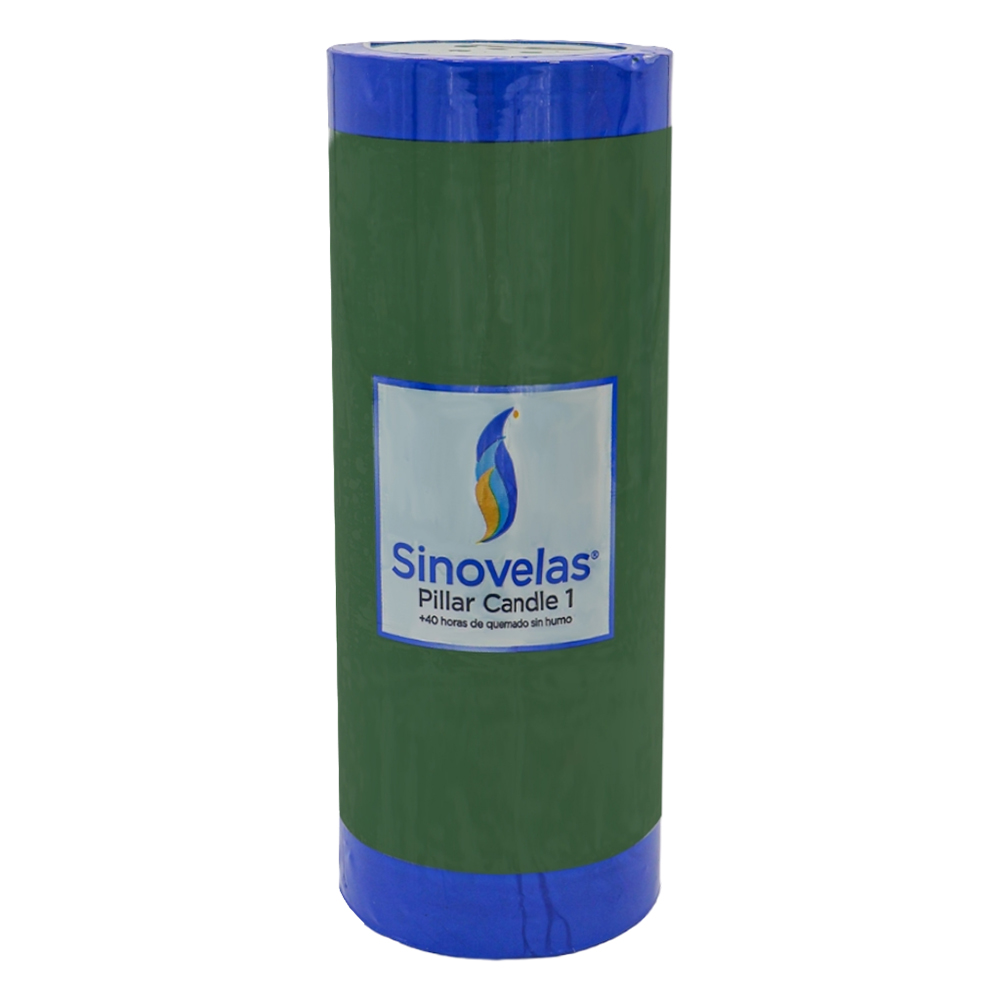 Veladora Pillar No. 1 Verde