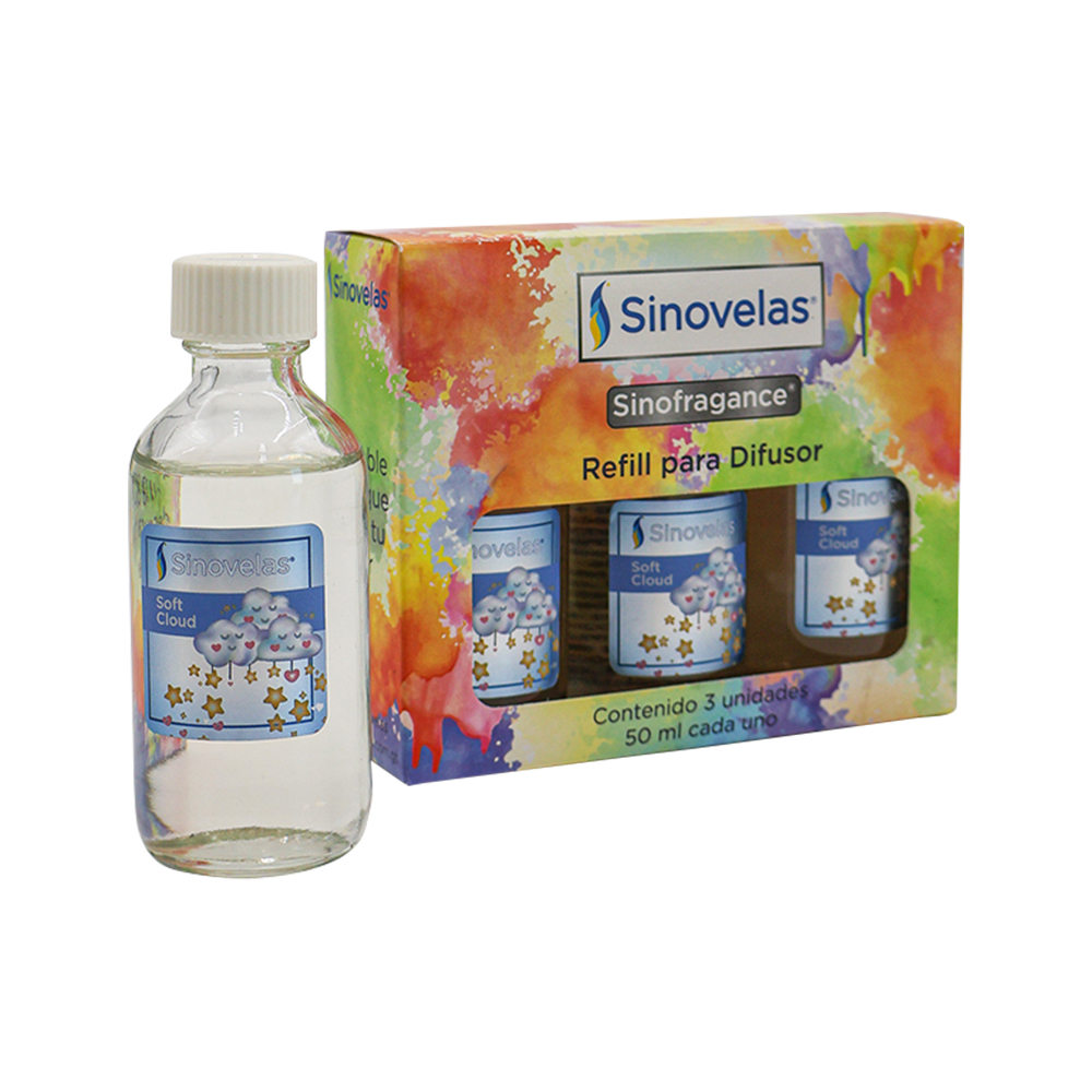 Eco Difusor Refill 3pack Soft Cloud