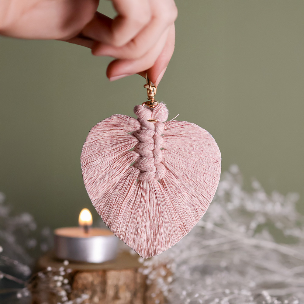 Llavero de Coraz&oacute;n Rosado image number 1