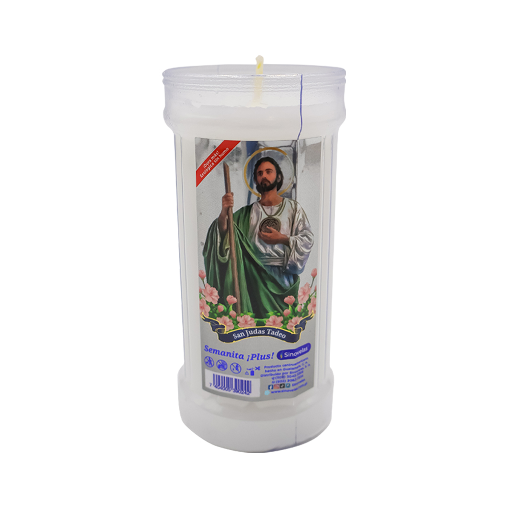 Veladora Sinovelas Semanita Plus San Judas Tadeo