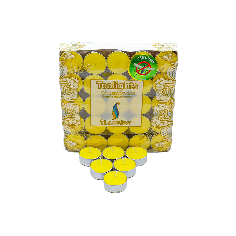 Veladora Tealight Citronela (50 u) image number 2