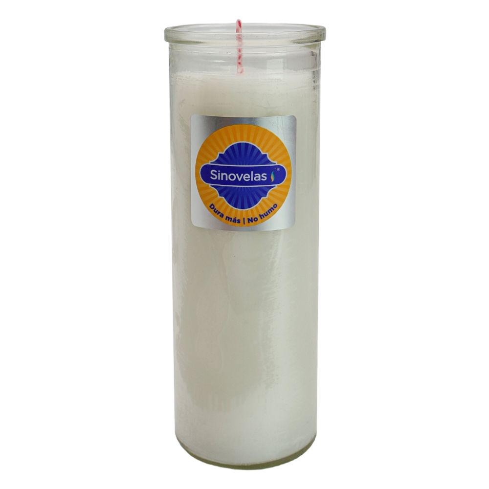 Veladora Vitro 077 Blanca