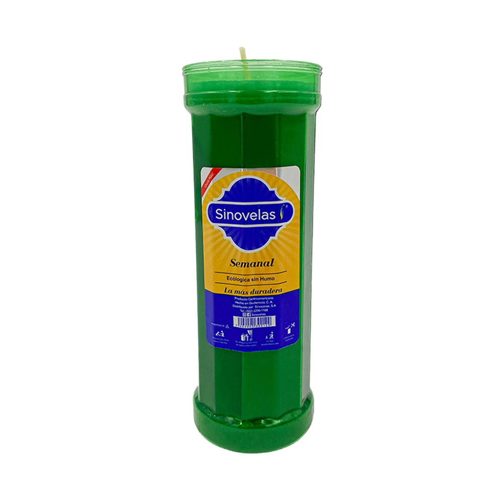 Veladora Semanal Verde