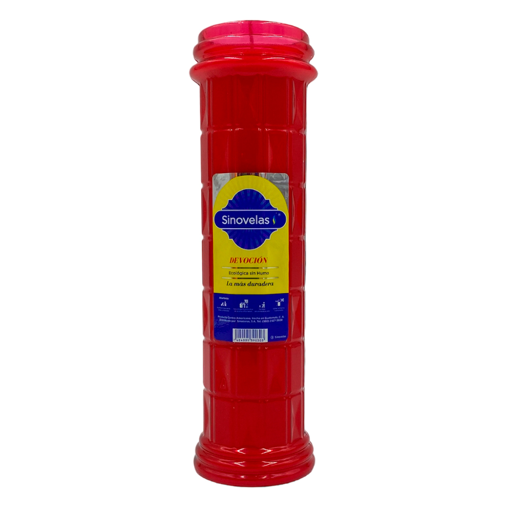 Veladora Devoci&oacute;n Roja
