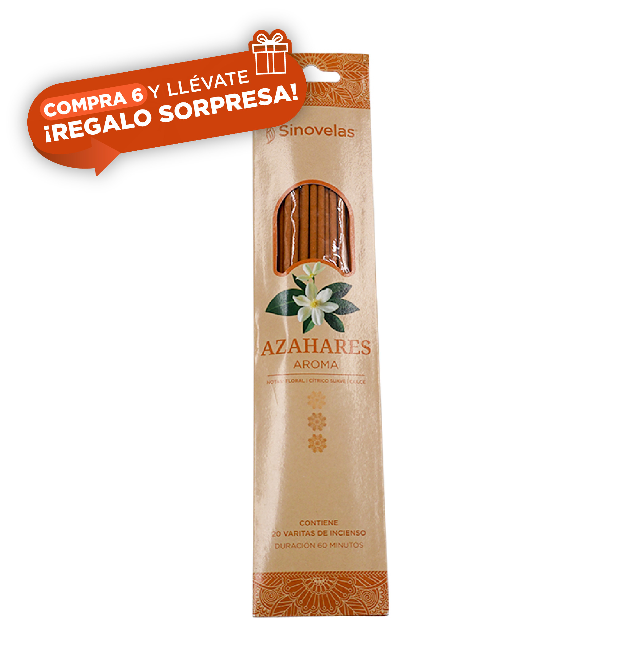 Incienso Azahares Empaque Colgante 20 u