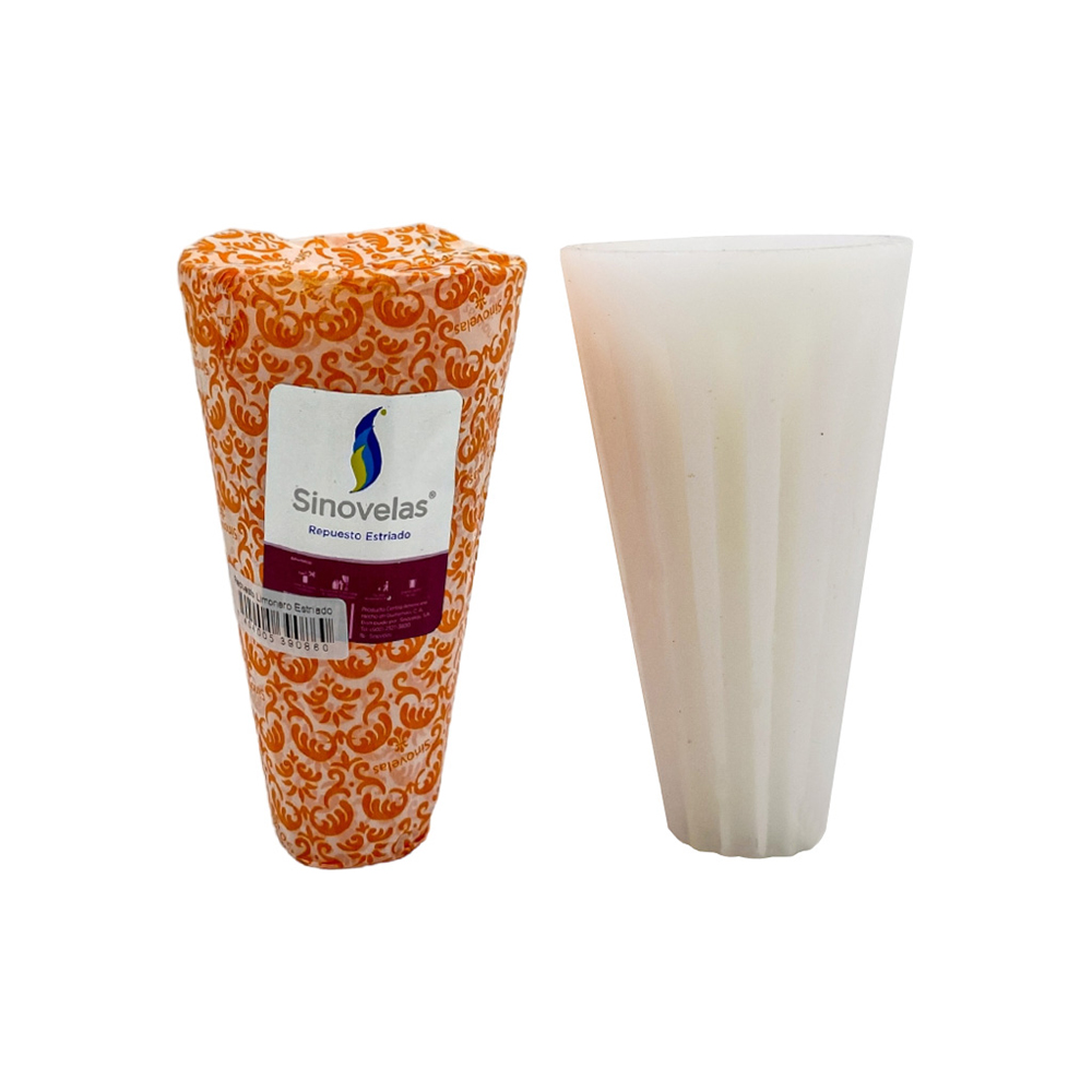 Veladora Repuesto Limonero Estriado