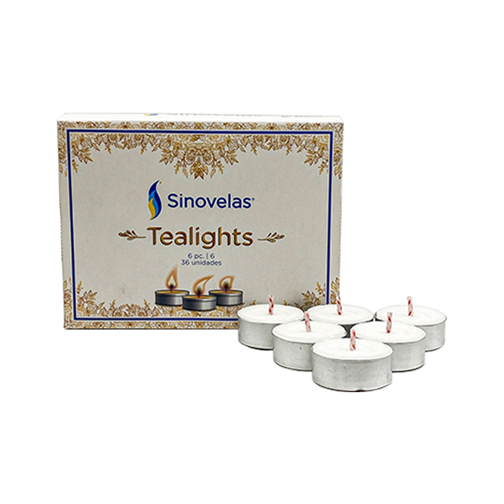 Veladora Tealight Blanca (6 u) image number 1