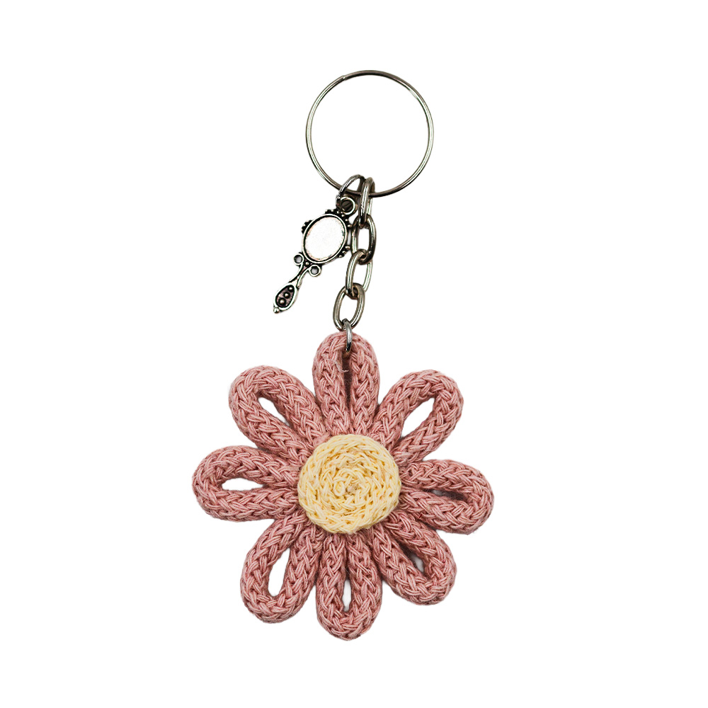 Llavero Flor Rosada
