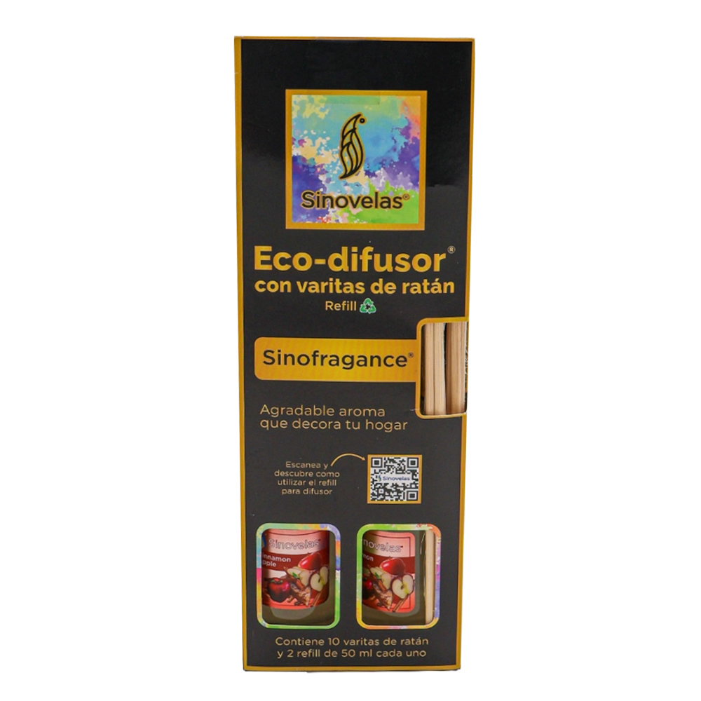 Eco Difusor Refill 2pack Manzana Canela image number 3