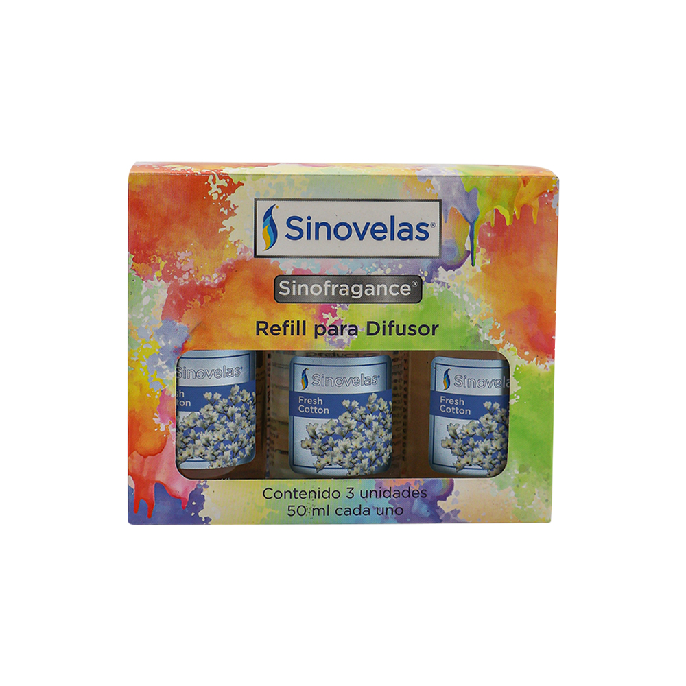 Eco Difusor Refill 3pack Fresh Cotton image number 1