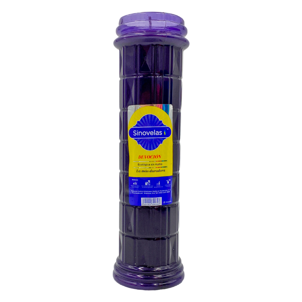Veladora Devoci&oacute;n Morada