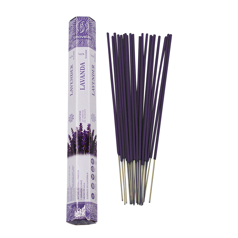 Incienso Lavanda Empaque Hexagonal 20 u