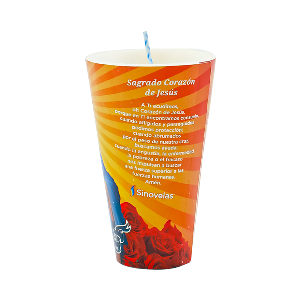 Veladora Repuesto Liso Sagrado Coraz&oacute;n de Jes&uacute;s image number 2