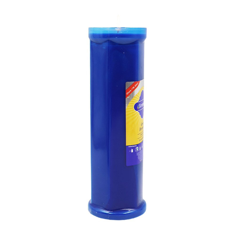 Veladora Gran Devoci&oacute;n Azul image number 1