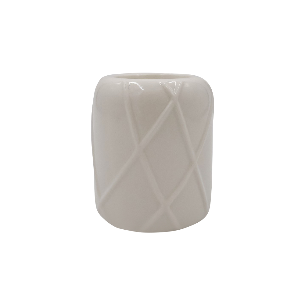 Candelero Tealight Mediano Blanco image number 0