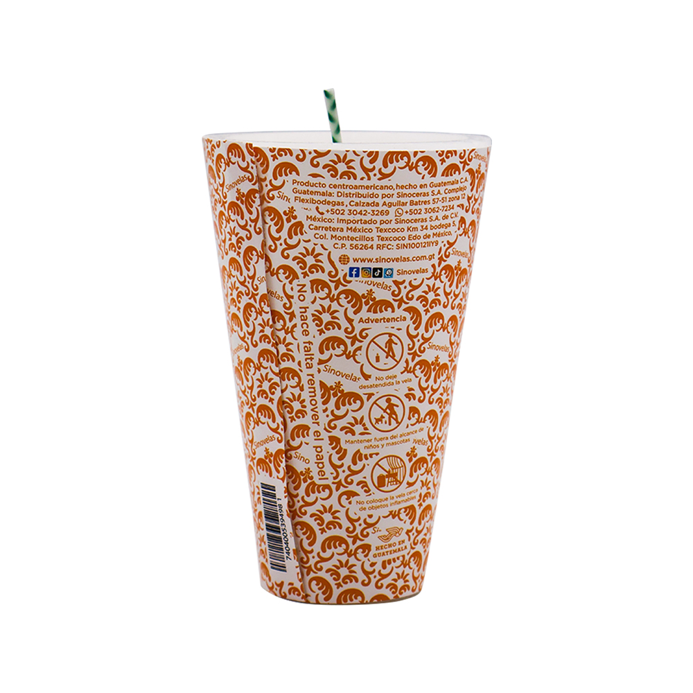 Veladora Repuesto Liso Blanco image number 2