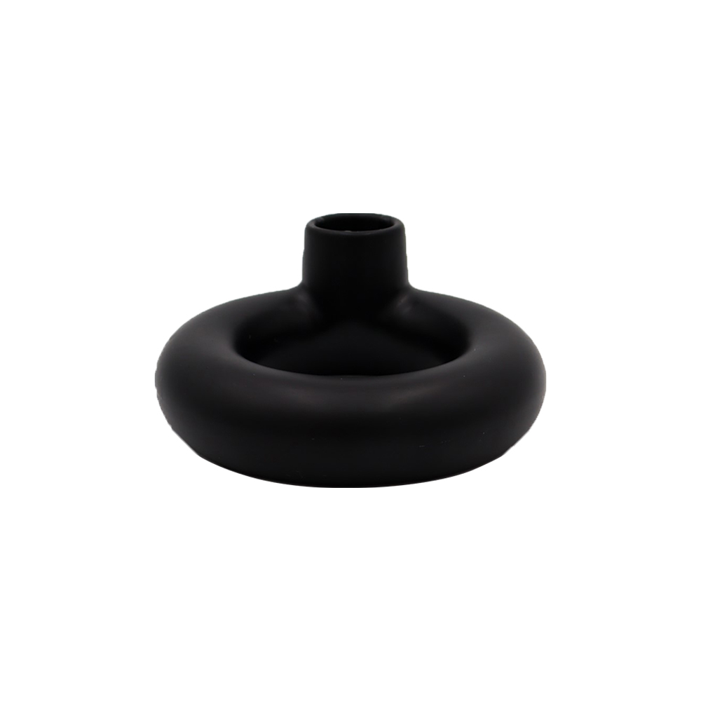 Candelero Plano Dona Negro image number 1