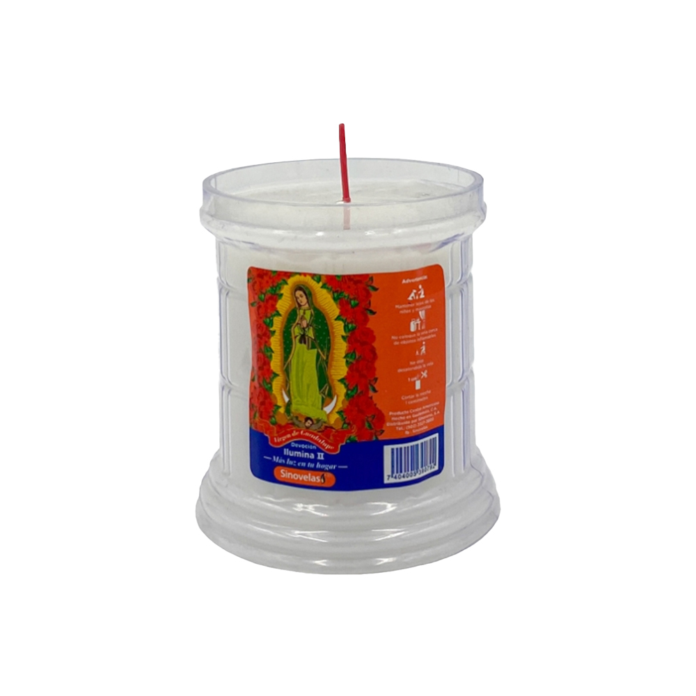 Veladora Ilumina II Virgen de Guadalupe