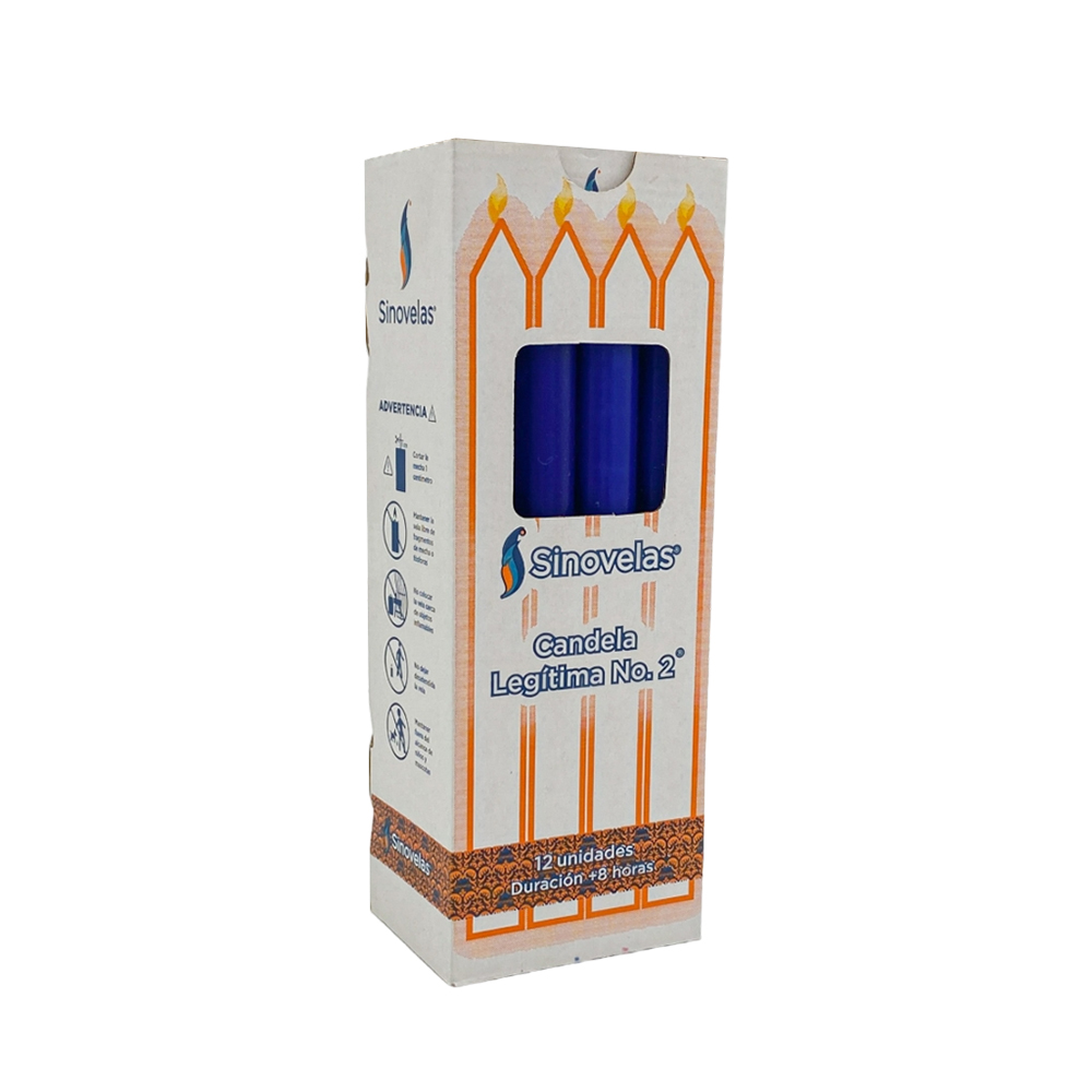 Candela Leg&iacute;tima No. 2 Azul (12 u) image number 1