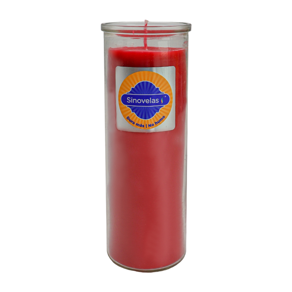 Veladora Vitro 077 Roja