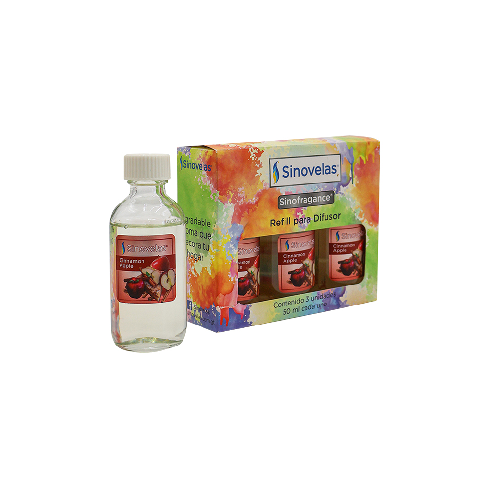 Eco Difusor Refill 3pack Manzana Canela image number 0