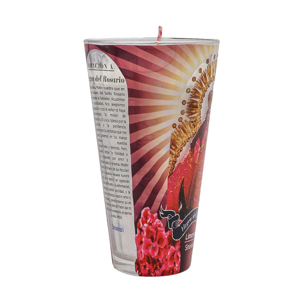 Veladora Limonero Virgen del Rosario image number 1