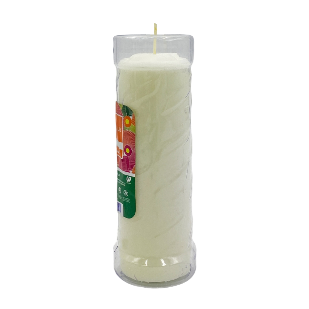 Veladora Claraluz Cl&aacute;sica Blanca image number 3