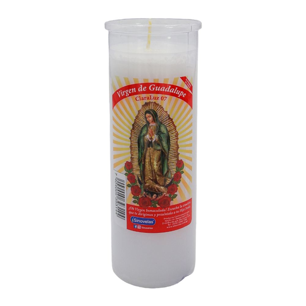 Veladora Claraluz 07 Virgen de Guadalupe
