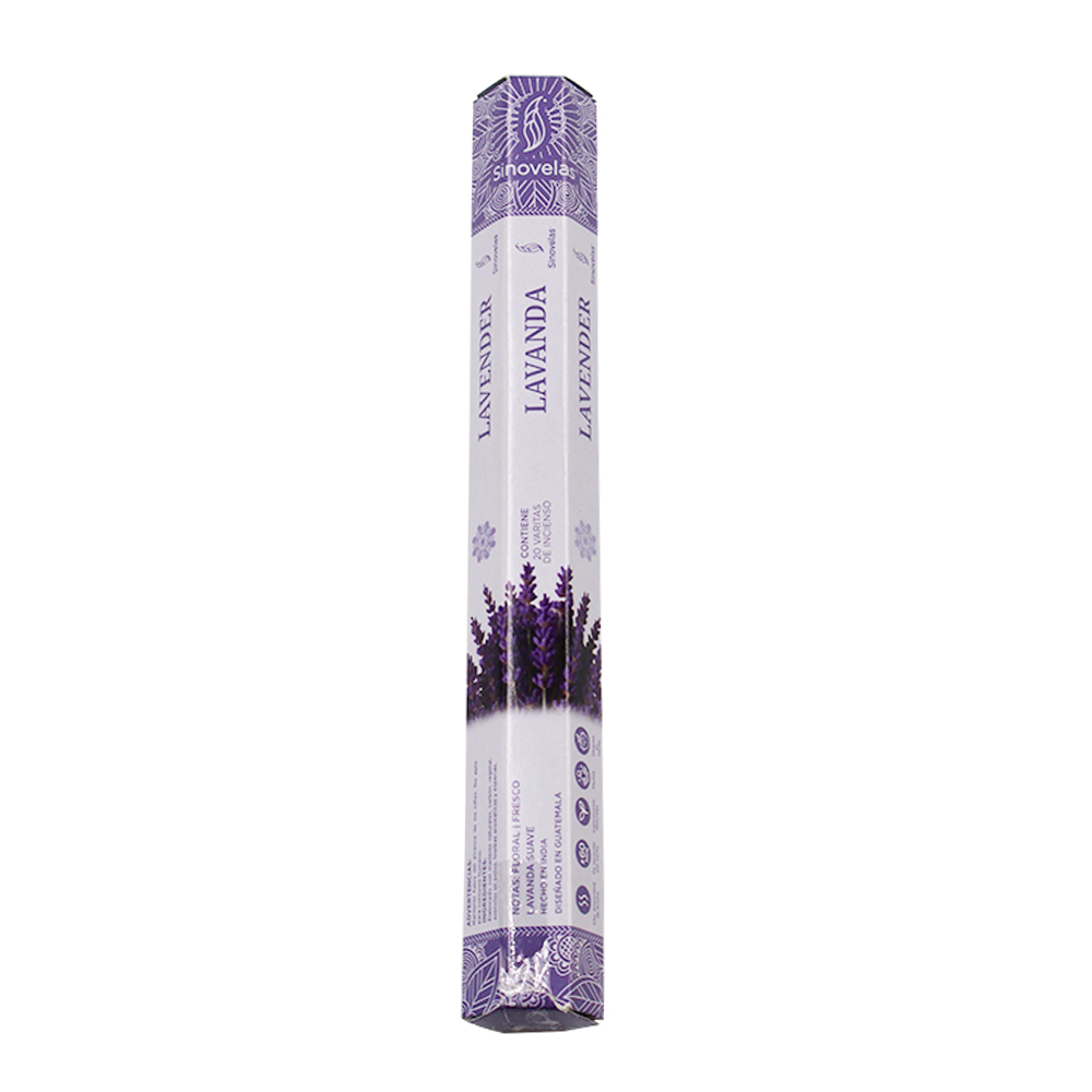 Incienso Lavanda Empaque Hexagonal 20 u