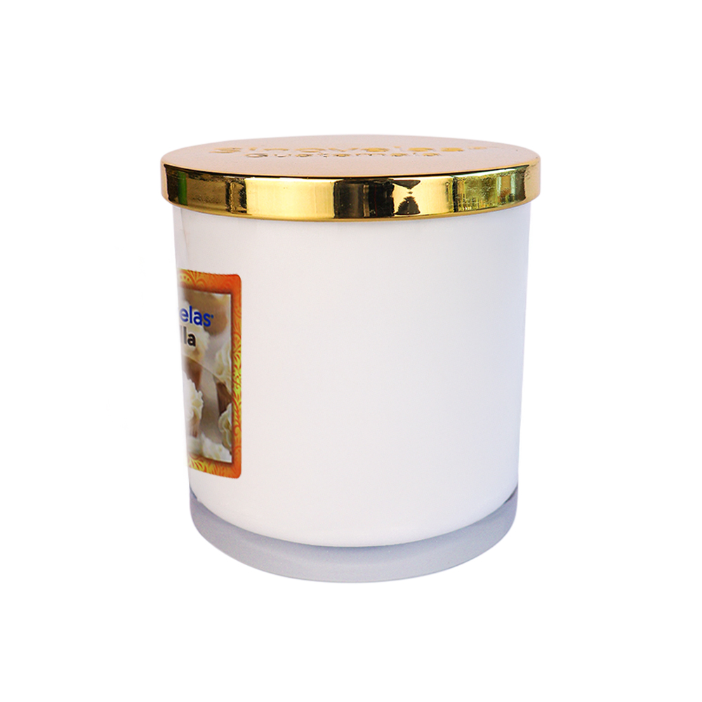 Veladora Tarro Blanco Vainilla image number 2