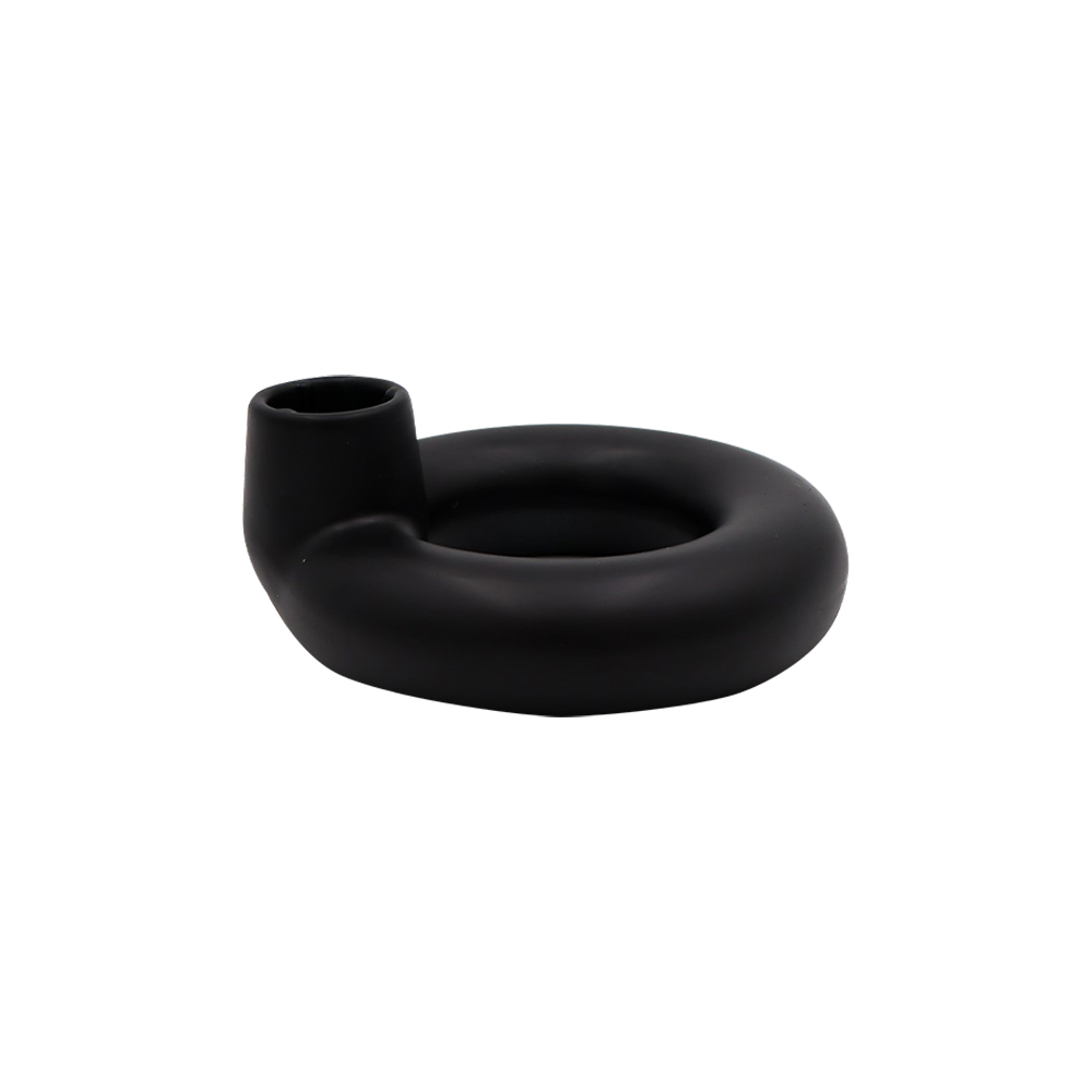 Candelero Plano Dona Negro image number 2