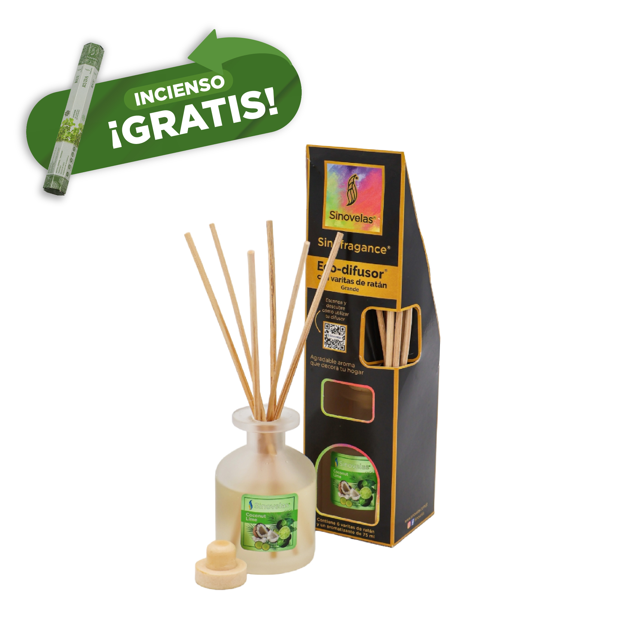 Eco Difusor Grande Coconut Lime image number 0