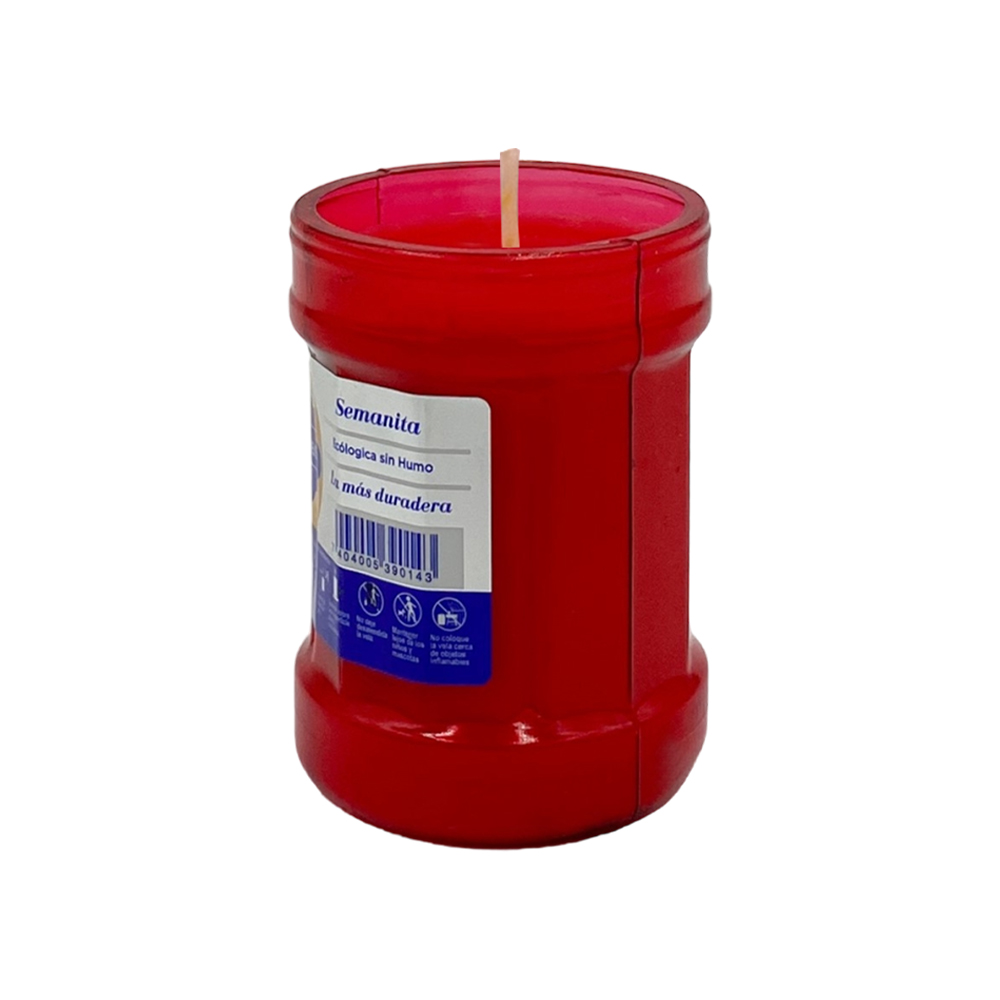 Veladora Semanita Roja image number 3