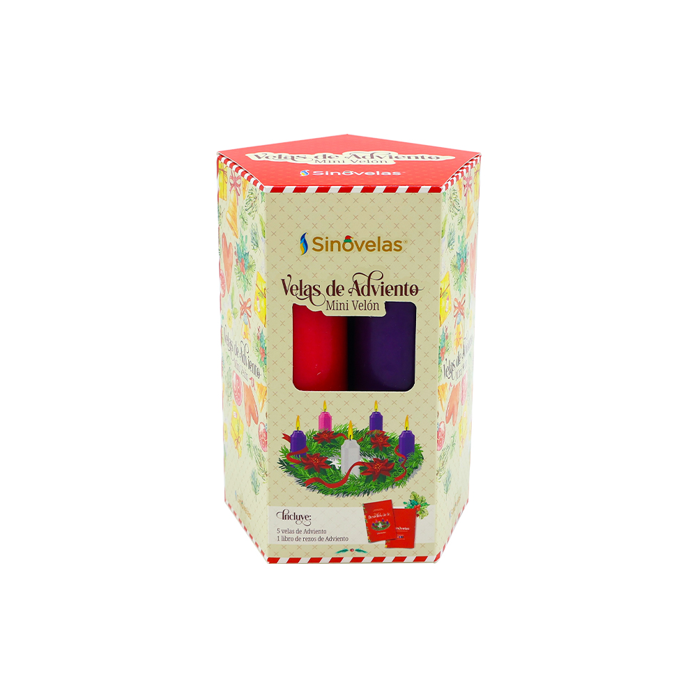 Veladora Sinovelas Mini Vel&oacute;n Adviento image number 1