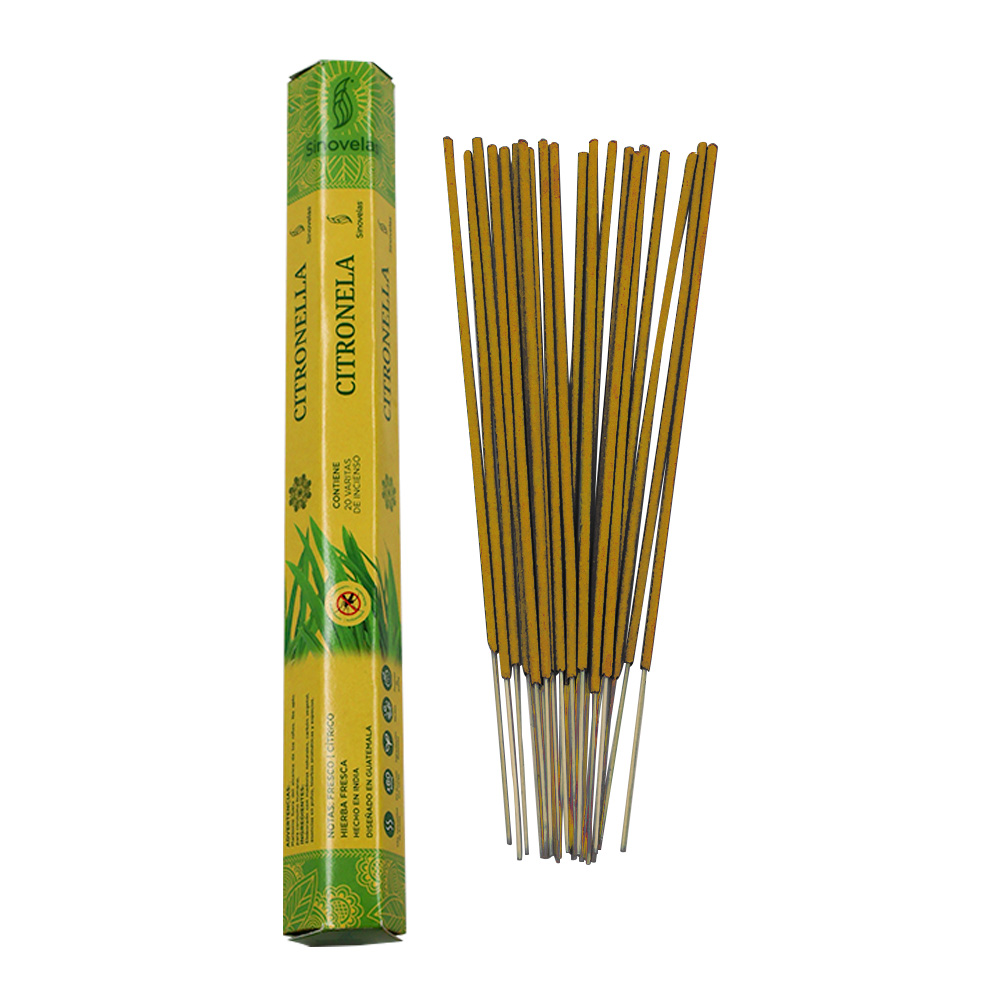Incienso Citronela Empaque Hexagonal 20 u