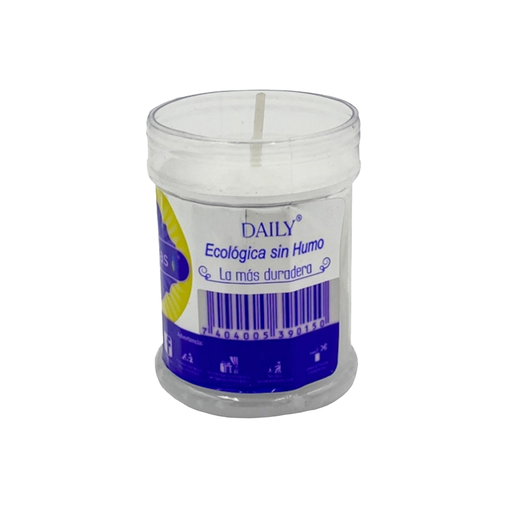 Veladora Daily Blanca image number 3