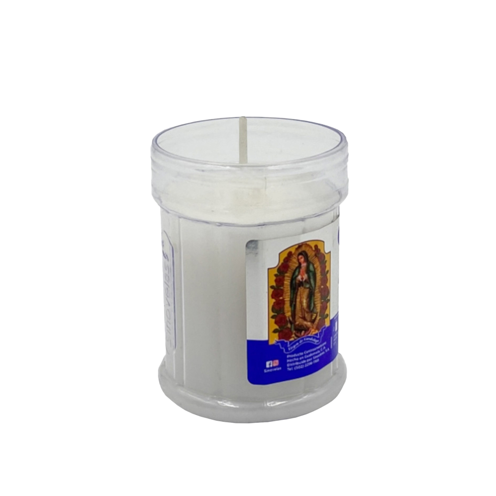 Veladora Daily Blanco Virgen de Guadalupe image number 1