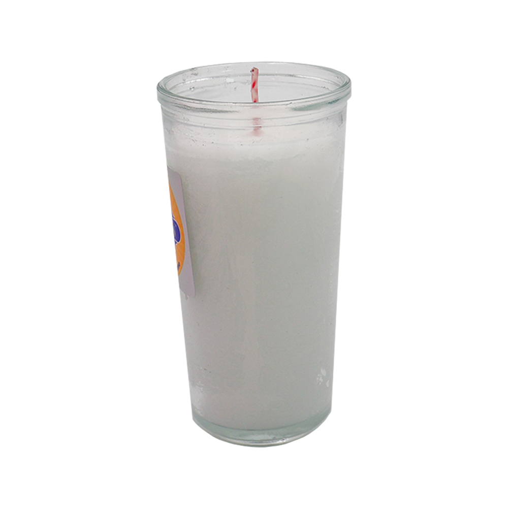 Veladora Vitro 071 Blanca image number 1