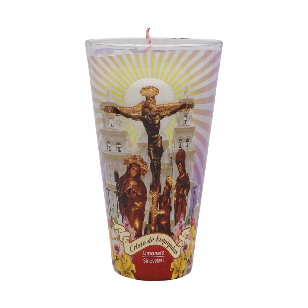 Veladora Limonero Cristo Negro de Esquipulas