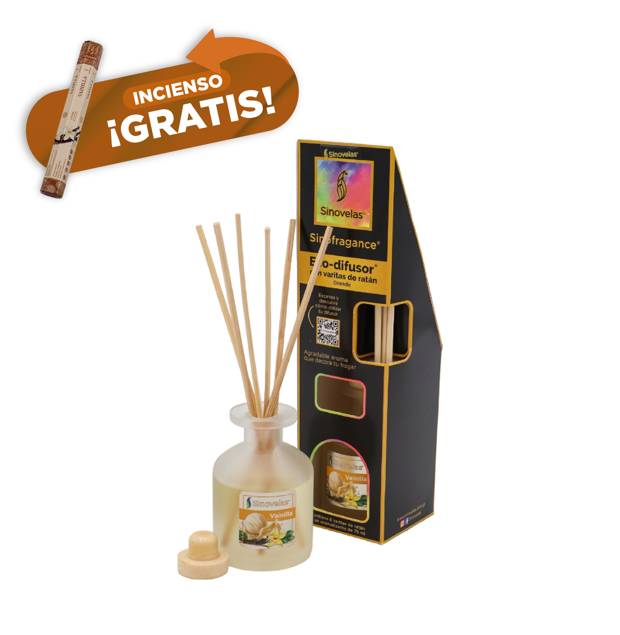 Eco Difusor Grande Vainilla